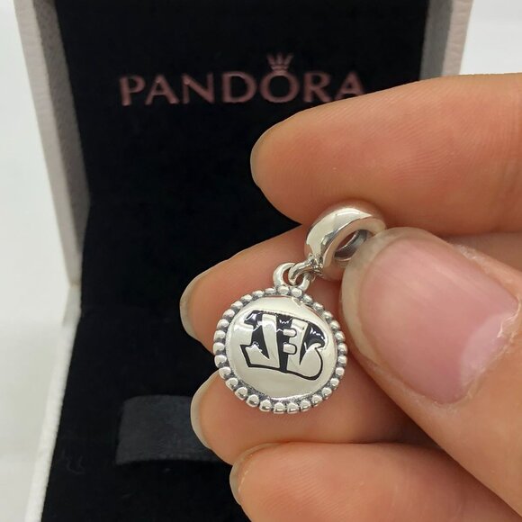 ✨🔥Pandora Cincinnati Bengals NFL Football Dangle Charm - Picture 2 of 4
